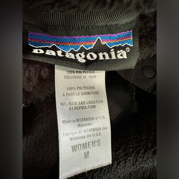 Patagonia Re-Tool Snap-T Pullover-Size Medium-Black - Picture 3 of 6